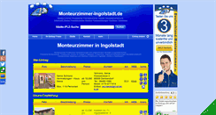 Desktop Screenshot of monteurzimmer-ingolstadt.de